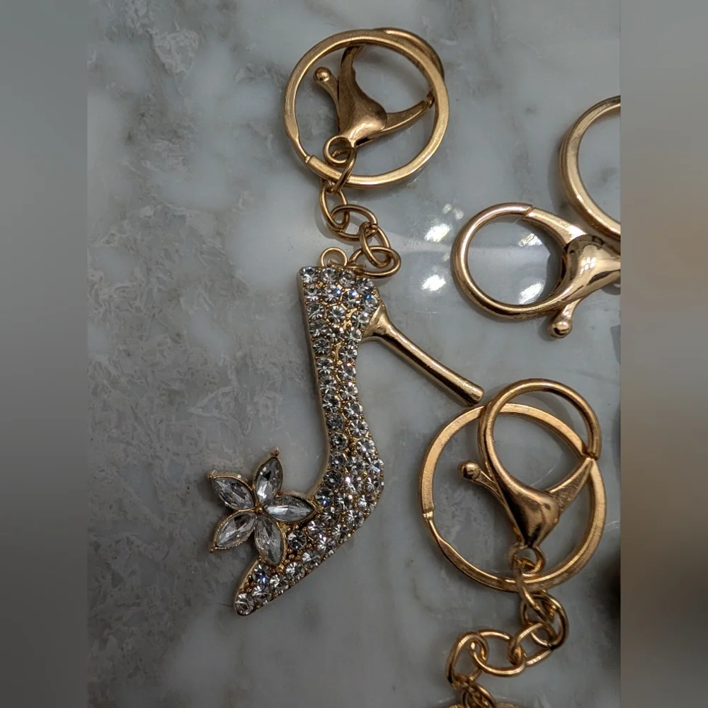 Three NWOT Unbranded Bag Charms